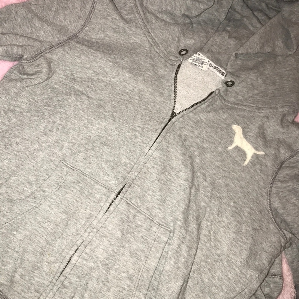 Victoria secret zip up hoodie